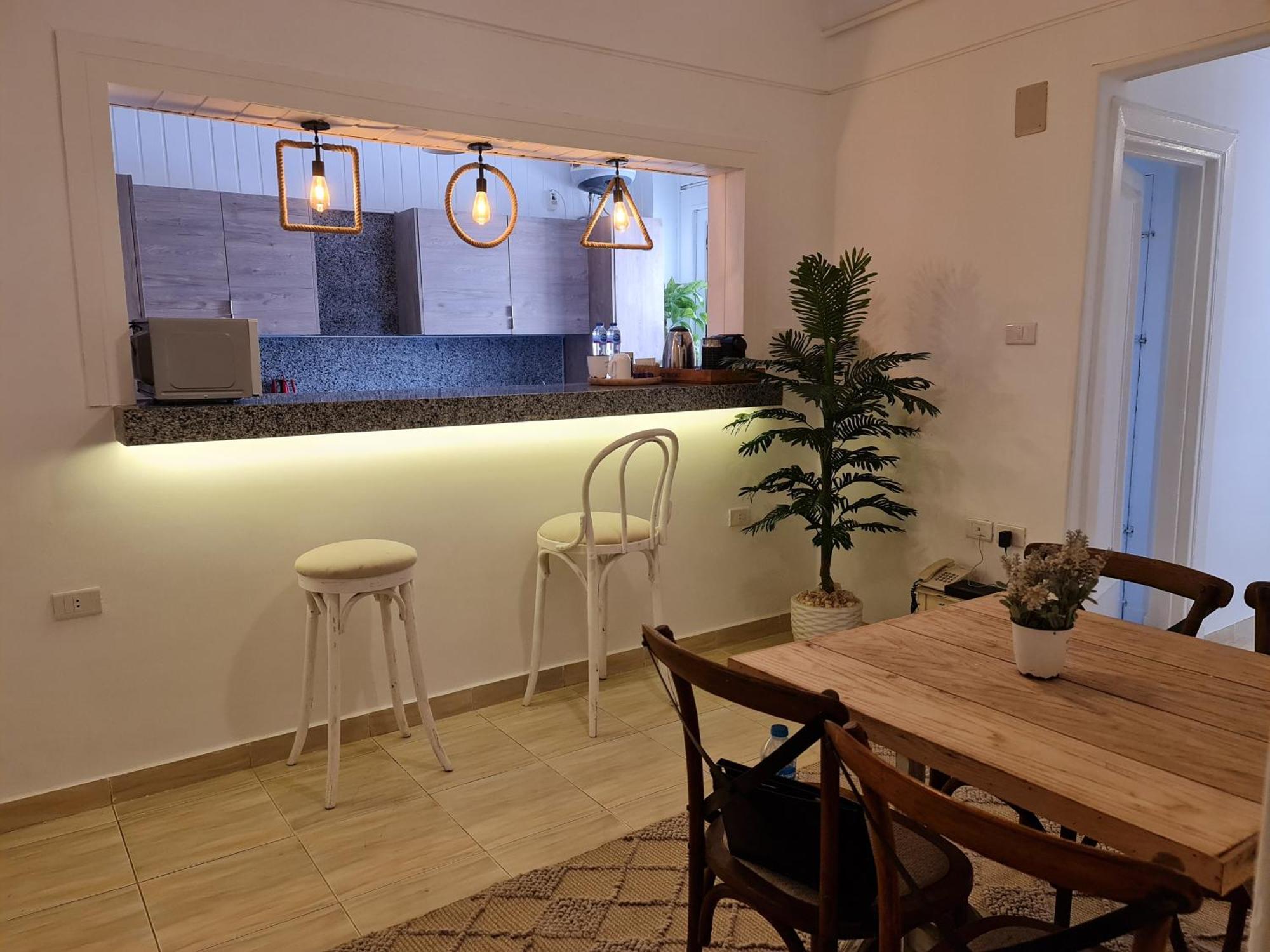 Partial Nile View 2 Bedroom In Zamalek Newly Renovated